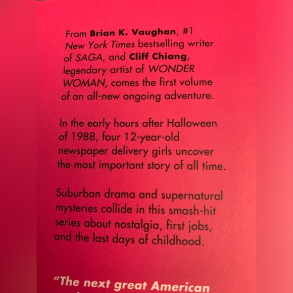 Paper Girls Volume 1 - Picture 3 of 4